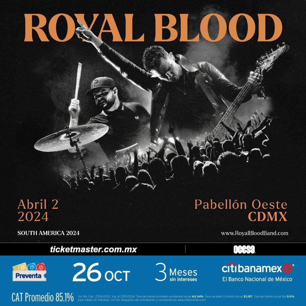 Fecha, precios y más detalles del concierto de Royal Blood en México