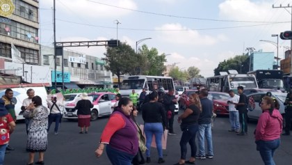 Fotos de los bloqueos de transportistas en CDMX: Mucho tráfico y carriles cerrados
