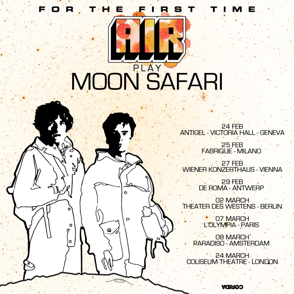 ¿Y México? AIR saldrá de gira para celebrar el 25 aniversario del 'Moon Safari'