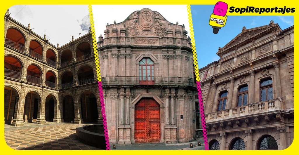 Las antiguas sedes de la UNAM.