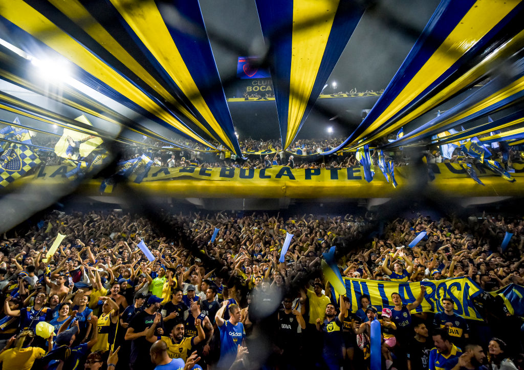 La afición de Boca Juniors