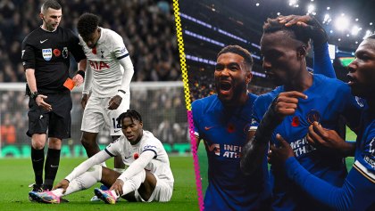 Cinco goles, dos expulsiones y 21 minutos agregados: El loco partido entre Chelsea y Tottenham