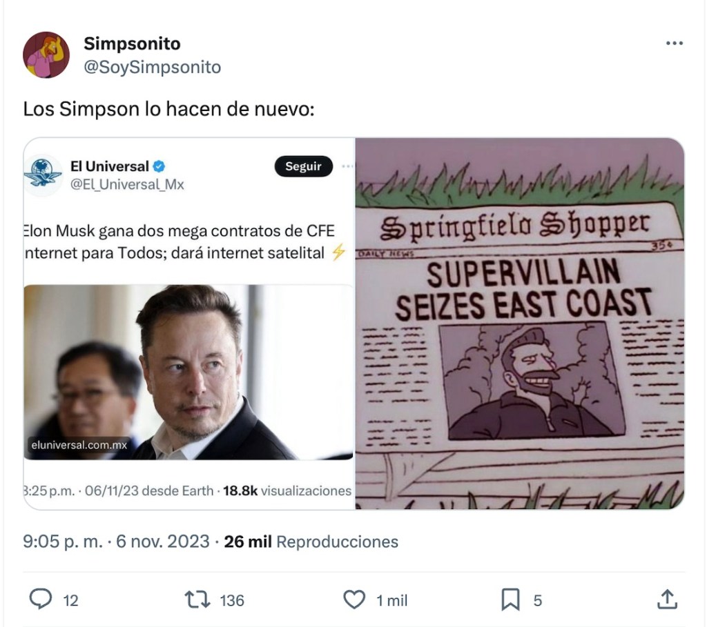 Starlink de Elon Musk dará internet en México: Gana megacontrato en CFE