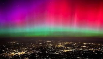 Auroras boreales en Europa.