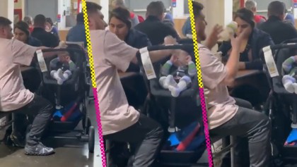 VIDEO: Un tipo fue grabnado golpeando a un bebé en la cabeza
