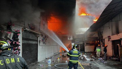 Fotos y videos para dimensionar el tremendo incendio en Tepito