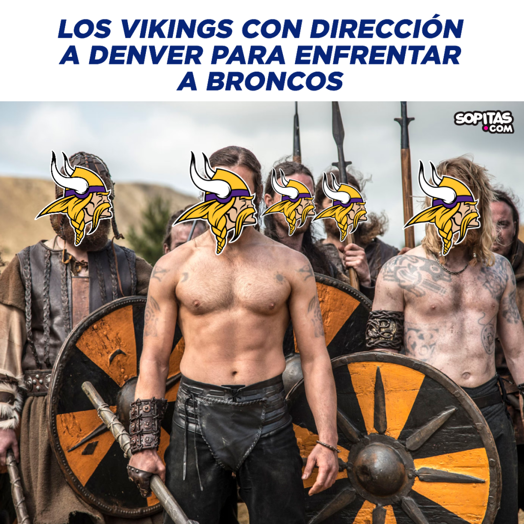 Vikings al acecho de Broncos