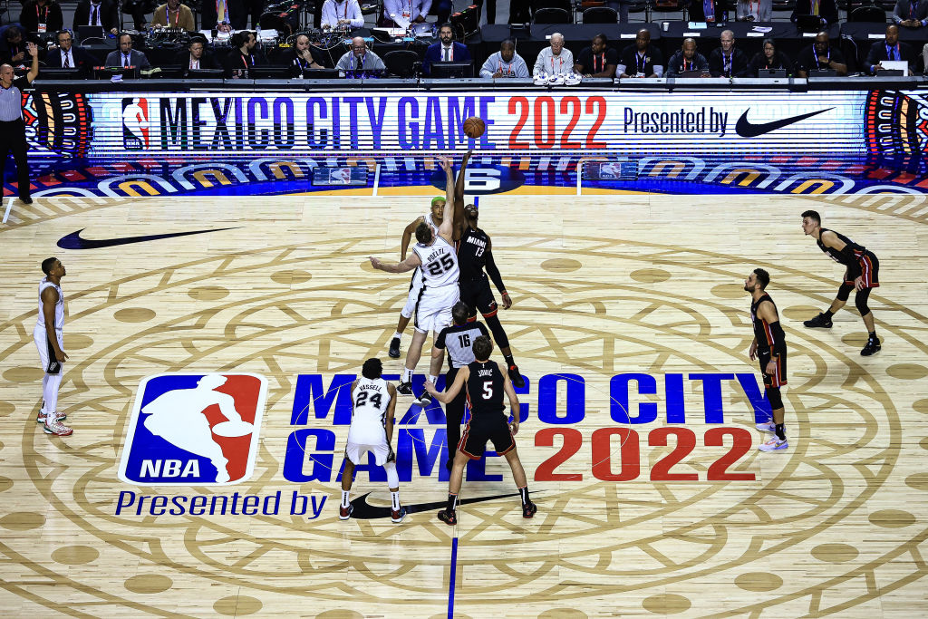 La duela del partido de NBA en CDMX de 2022