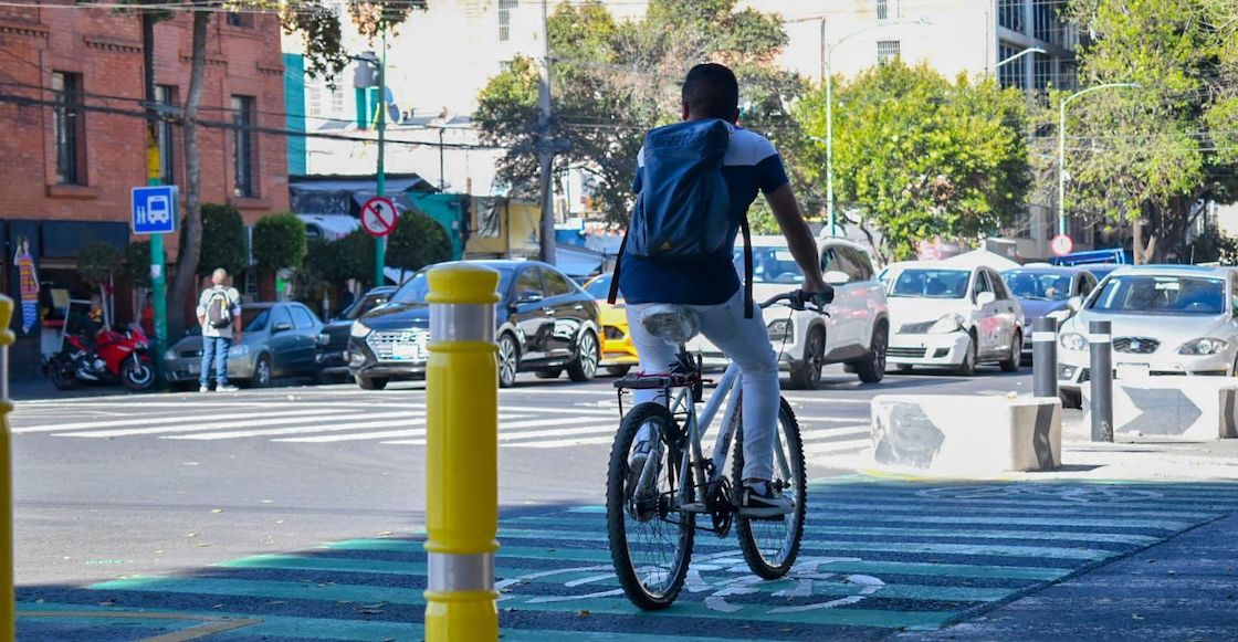 Nueva ciclovía en la alcaldía Cuauhtémoc.