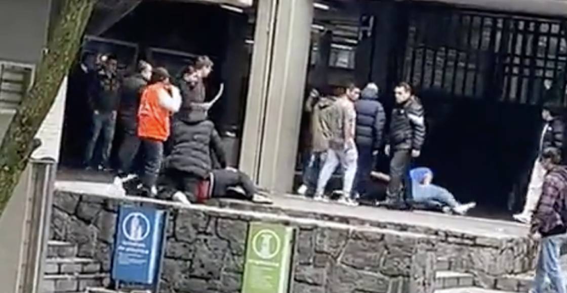 Presuntos porros entraron con palos y tubos a la Facultad de Contaduría de la UNAM