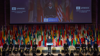 SEVENTEEN en su discurso en la UNESCO