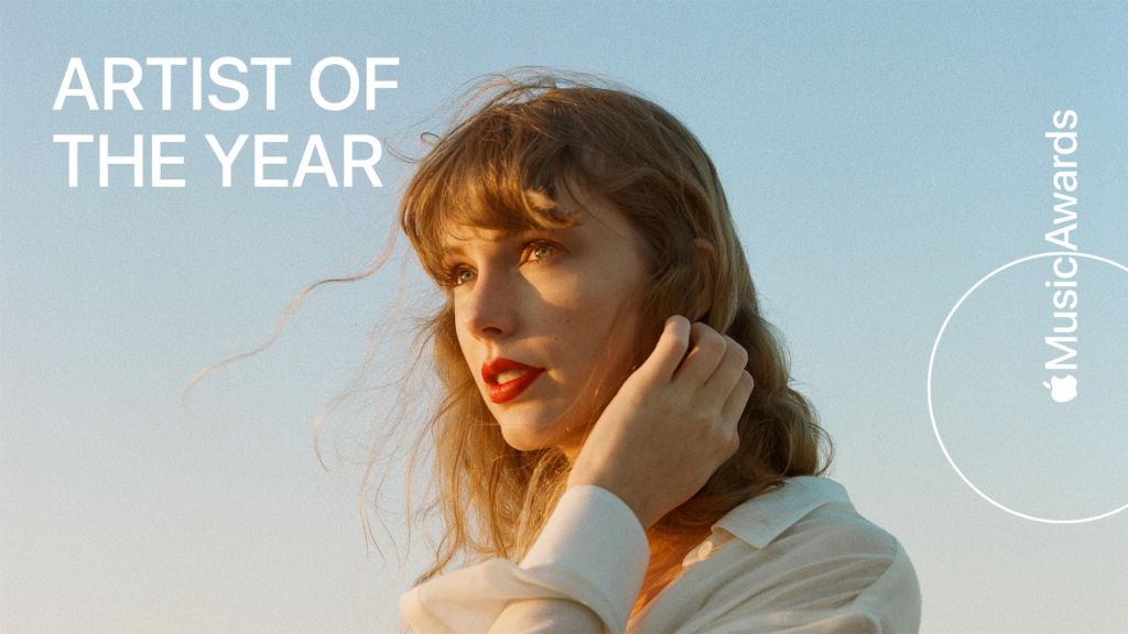 Taylor Swift es la artista del 2023 de Apple Music 