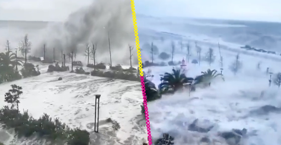 Megatormenta invernal del Mar Negro provoca olas gigantes en Rusia y Ucrania