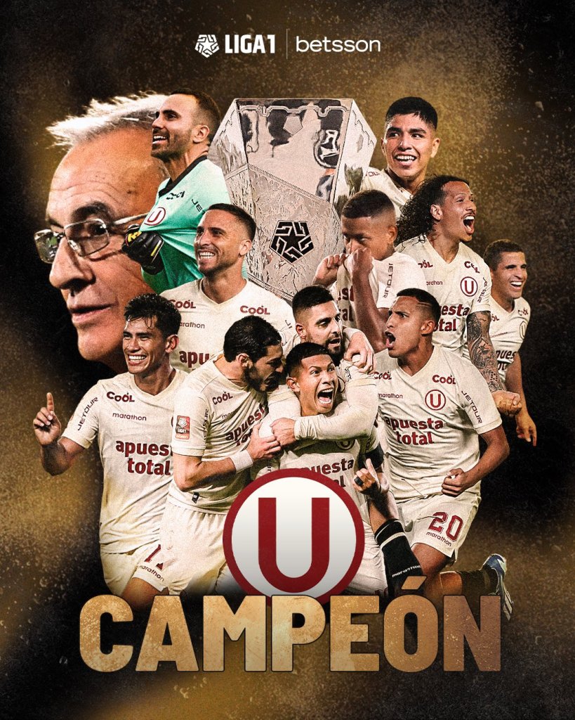 Universitario, campeón 2023 de Perú