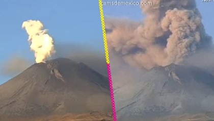 Popocatépetl registra intensa actividad y hay riesgo de caída de ceniza