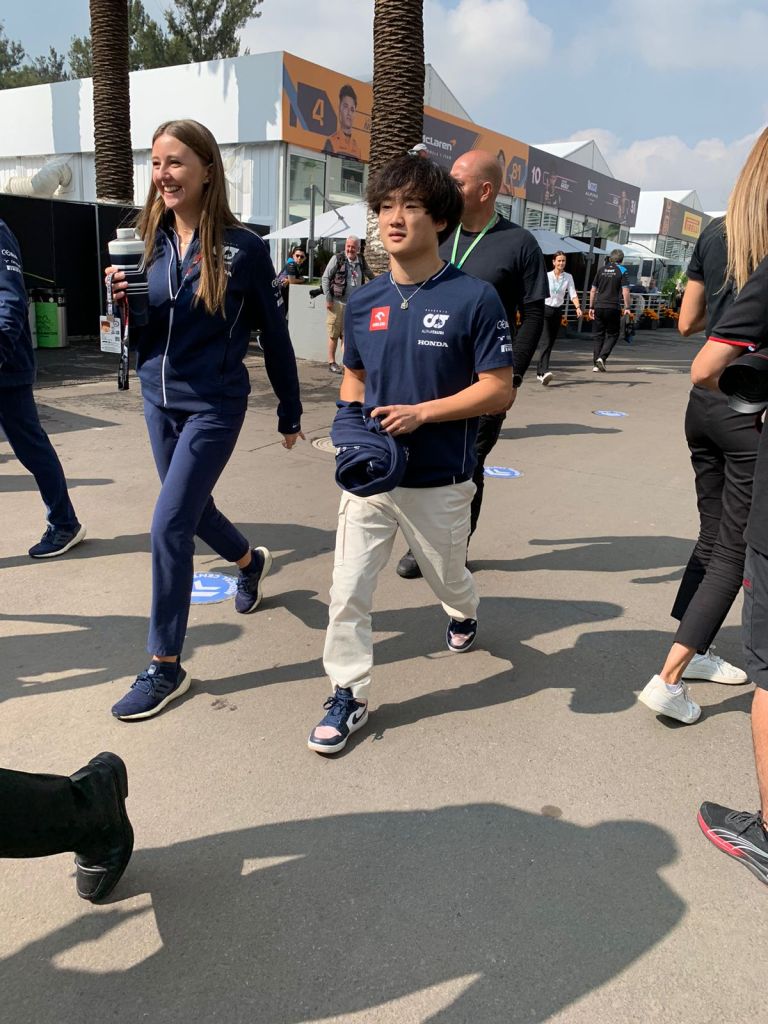 Yuki Tsunoda en el GP de México