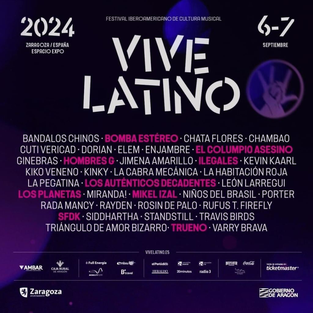 Fechas, cartel y venta de boletos del Vive Latino España 2024