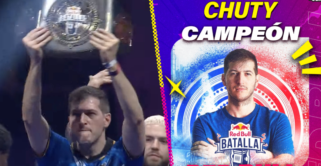 Dios tocó el cielo con las manos: Chuty logró su tan ansiado campeonato de Red Bull Batalla Internacional