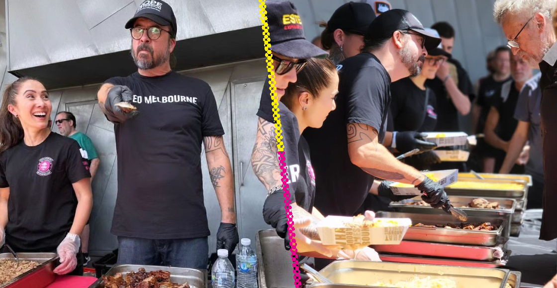 Tipazo nivel: Dave Grohl cocinó para personas en situación de calle en Australia