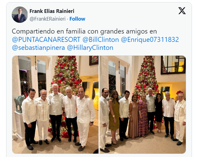 Enrique Peña Nieto reaparece en República Dominicana junto a los Clinton