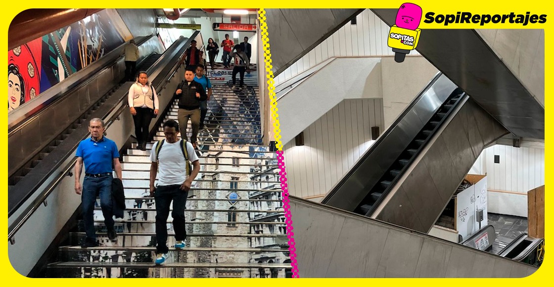Wrongly worn shoes and other ‘mysteries’ of the escalators that do not work in the CDMX Metro