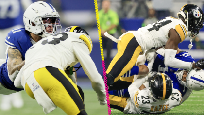 El golpe de Damontae Kazee, de Steelers, que le costó ser suspendido el resto de la temporada en NFL