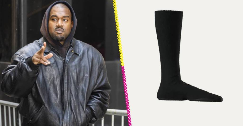 Critican a Kanye West por vender unos tenis calcetines muy peculiares (y caros)