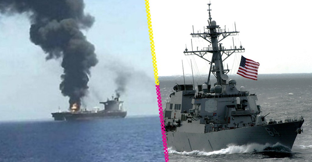 Mar Rojo: Buque de guerra estadounidense y dos barcos comerciales fueron atacados por hutíes de Yemen