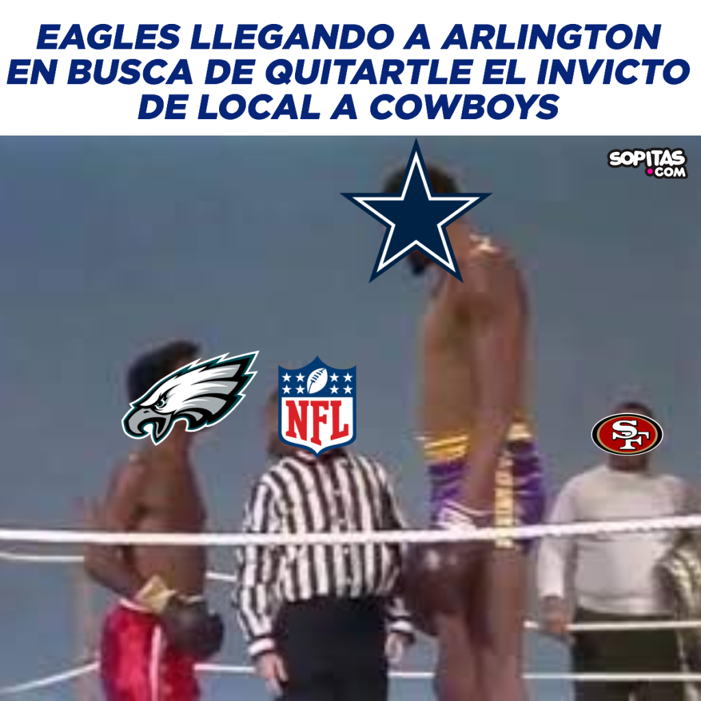 Meme de Eagles vs Cowboys