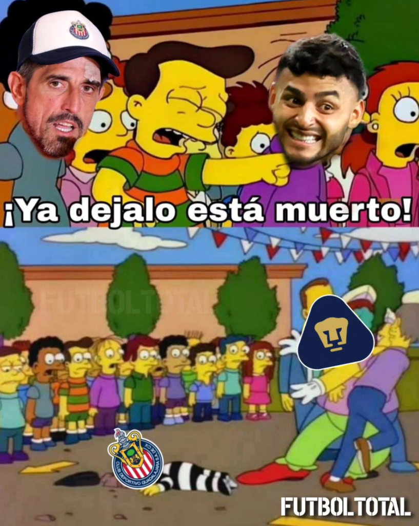Chivas vs Pumas memes