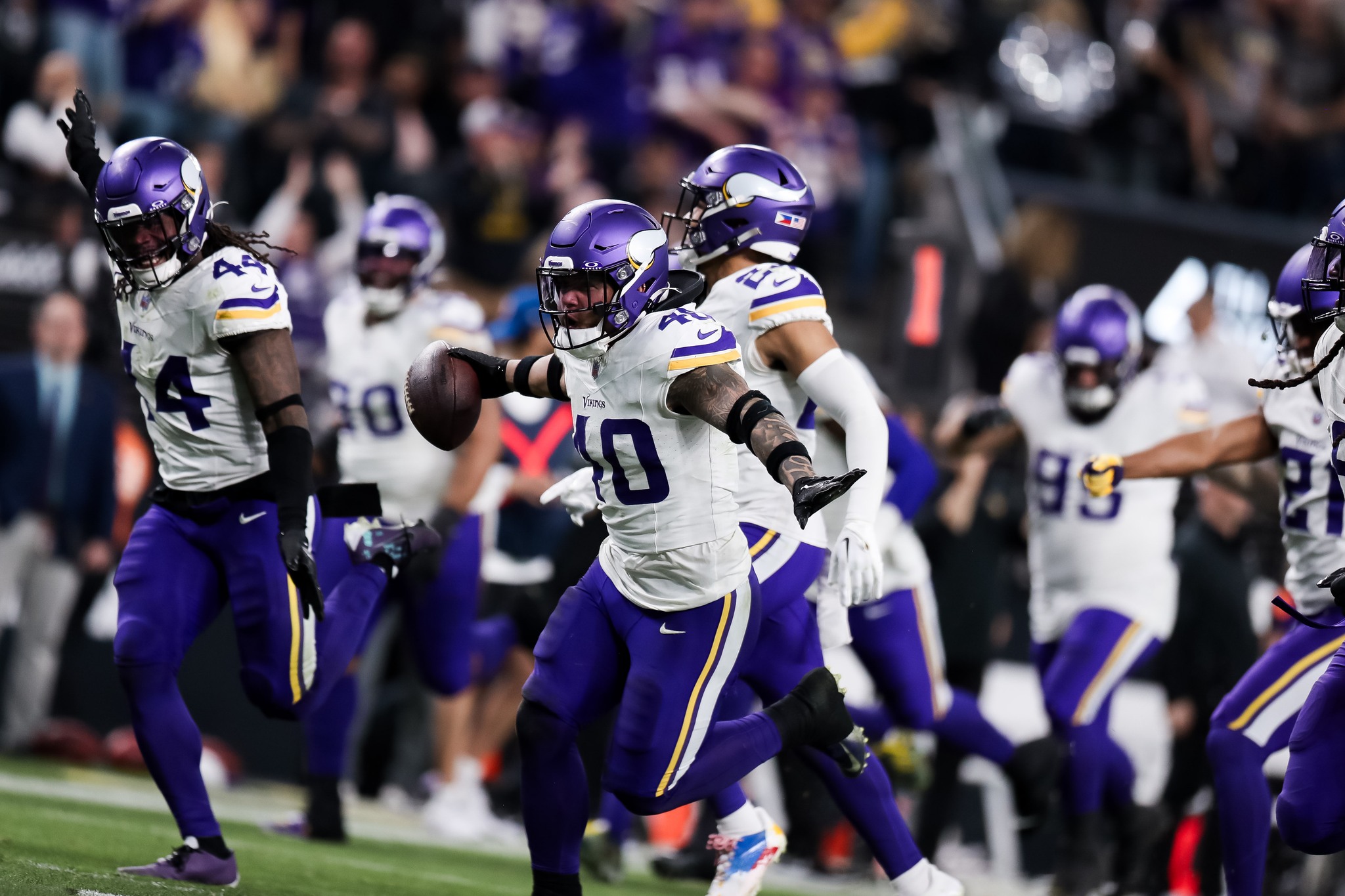 Vikings ganaron con un solo gol de campo