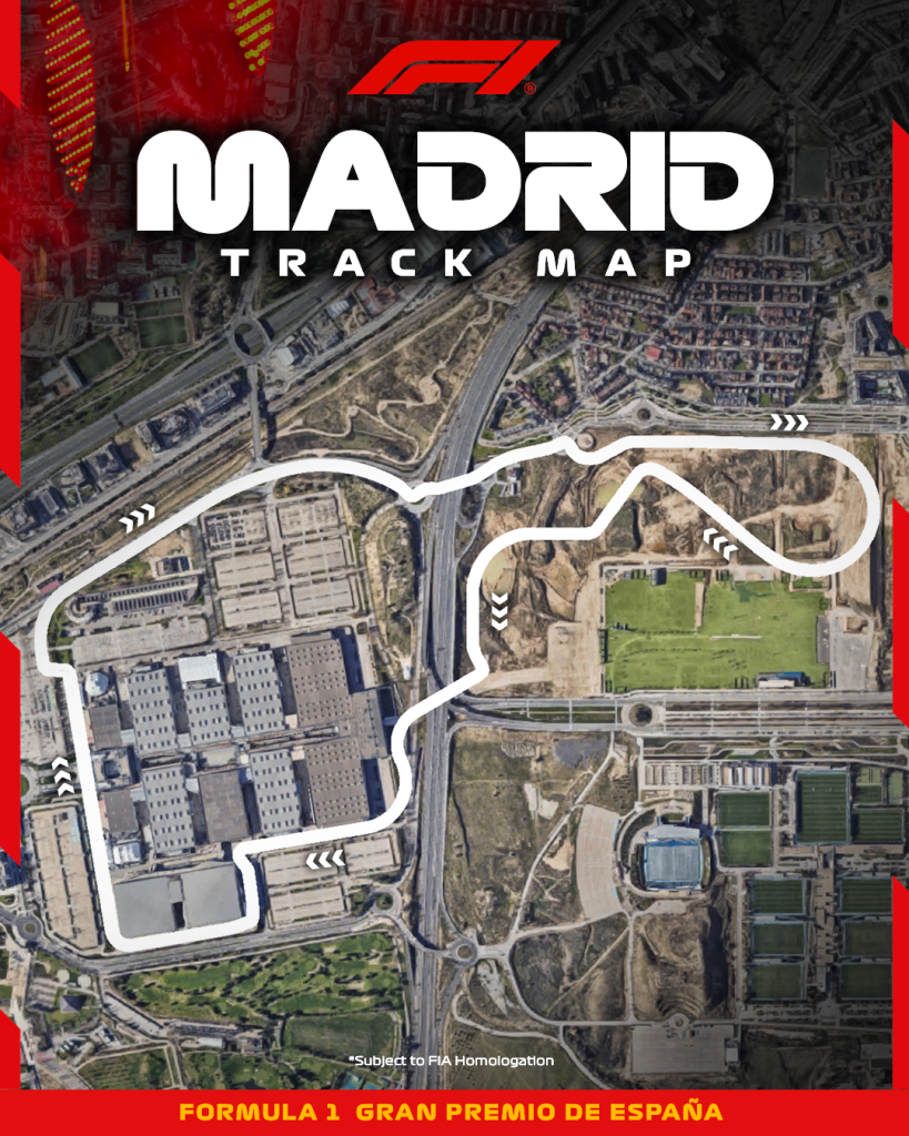 El circuito que tendrá el Gran Premio de Madrid