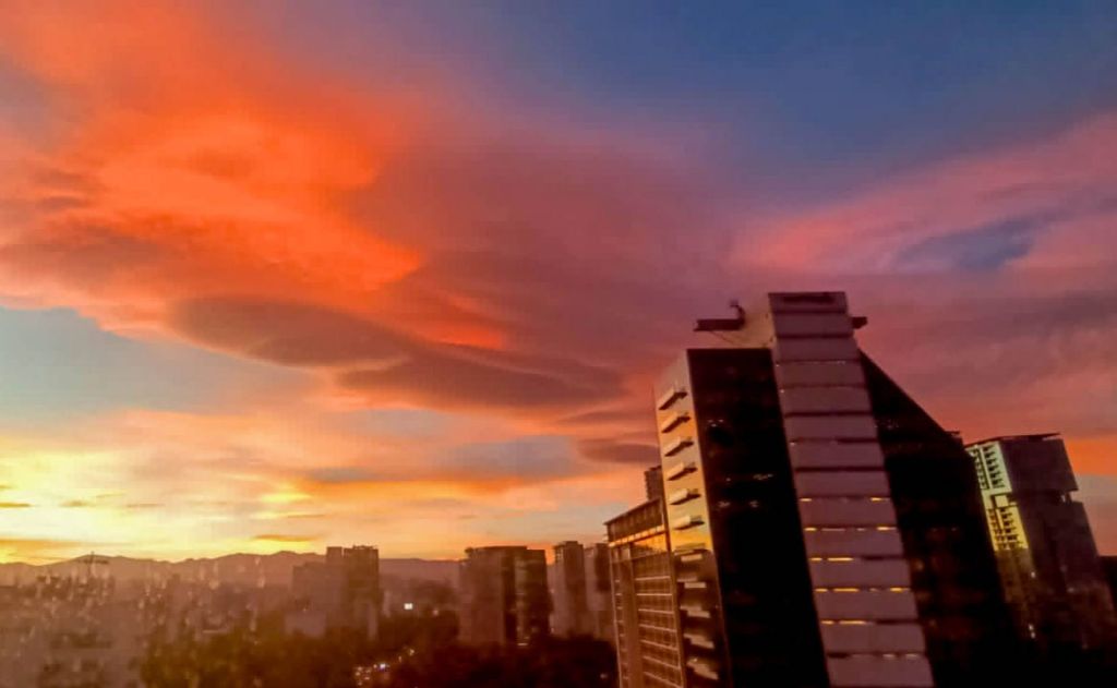 Atardecer en la CDMX.