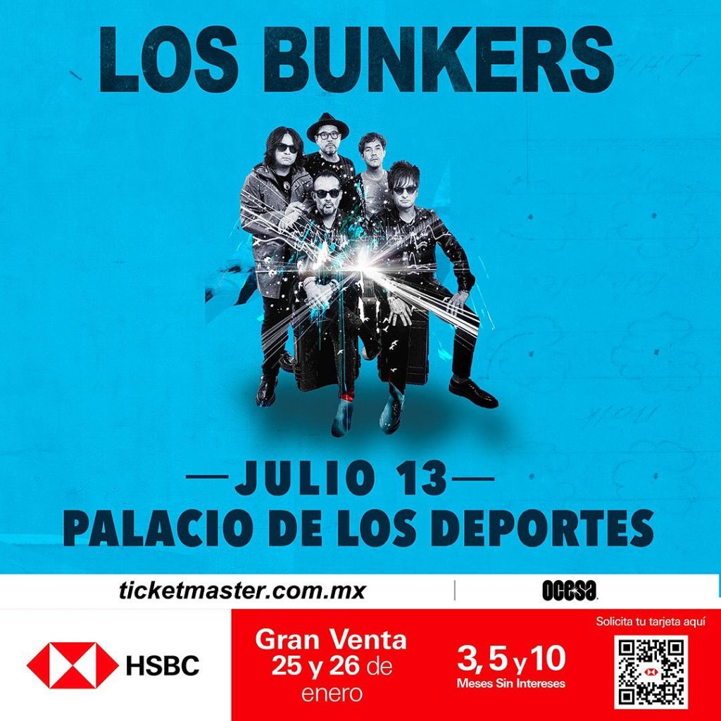 Boletos, fecha y todo sobre el concierto de Los Bunkers en CDMX este 2024  