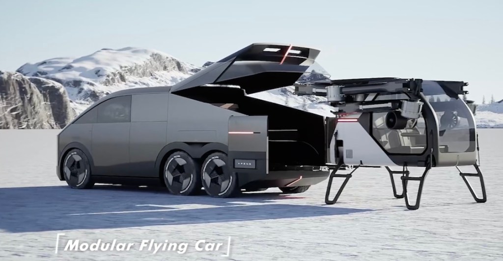 Así es el coche volador que presentaron en el CES 2024