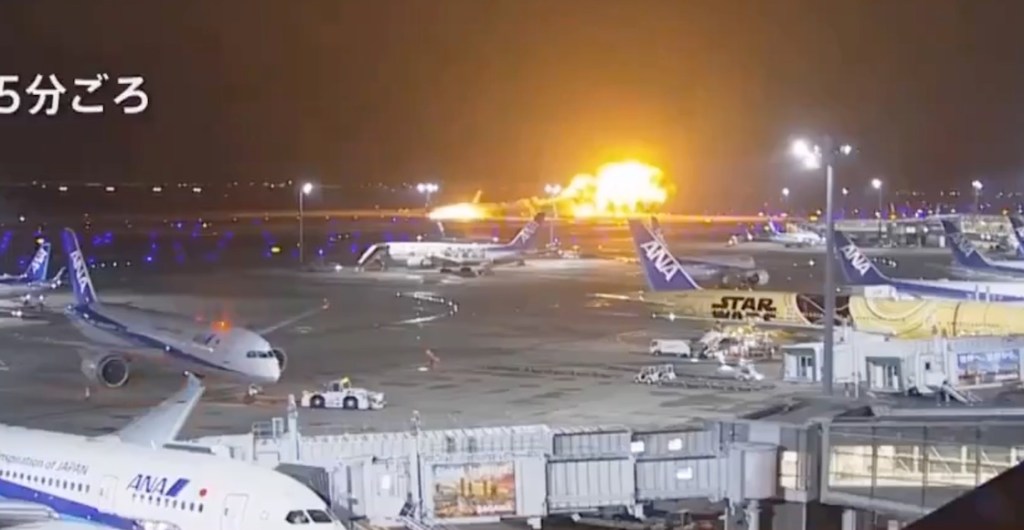 choque aeropuerto tokio haneda 2