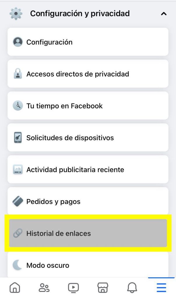 como-borrar-historial-paginas-sitios-intagram-facebook-desactivar-2