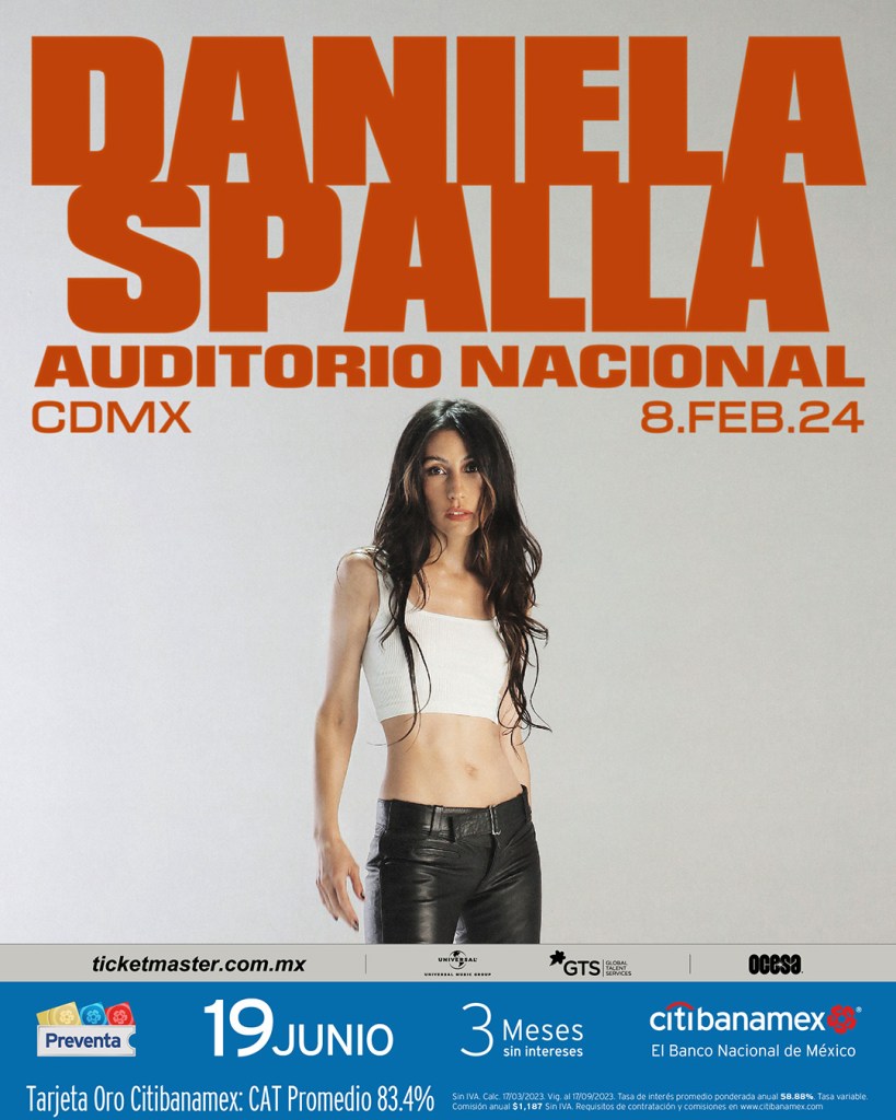 conciertos de Daniela Spalla en México