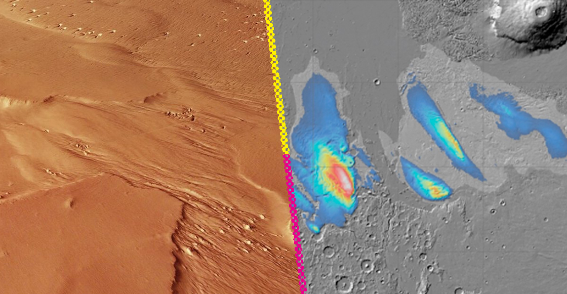 Odkrycie dużych złóż wody na równiku Marsa