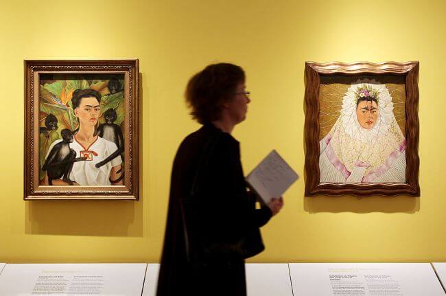Frida Kahlo es la pintora más famosa del mundo. Este mapa lo comprueba