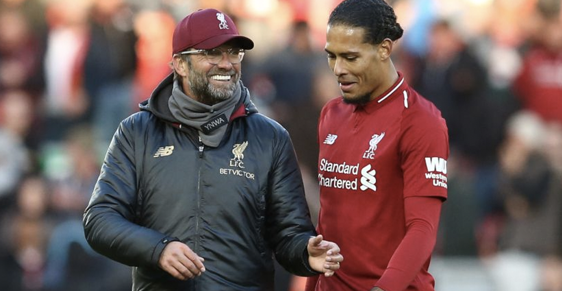 Jurgen Klopp y Virgil van Dijk