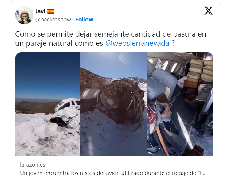 ‘La Sociedad de la Nieve’: La verdad sobre el video del esquiador que encontró el avión "abandonado"
