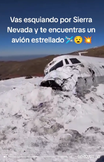 ‘La Sociedad de la Nieve’: La verdad sobre el video del esquiador que encontró el avión "abandonado"