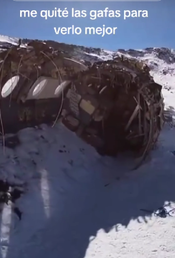 ‘La Sociedad de la Nieve’: La verdad sobre el video del esquiador que encontró el avión "abandonado"