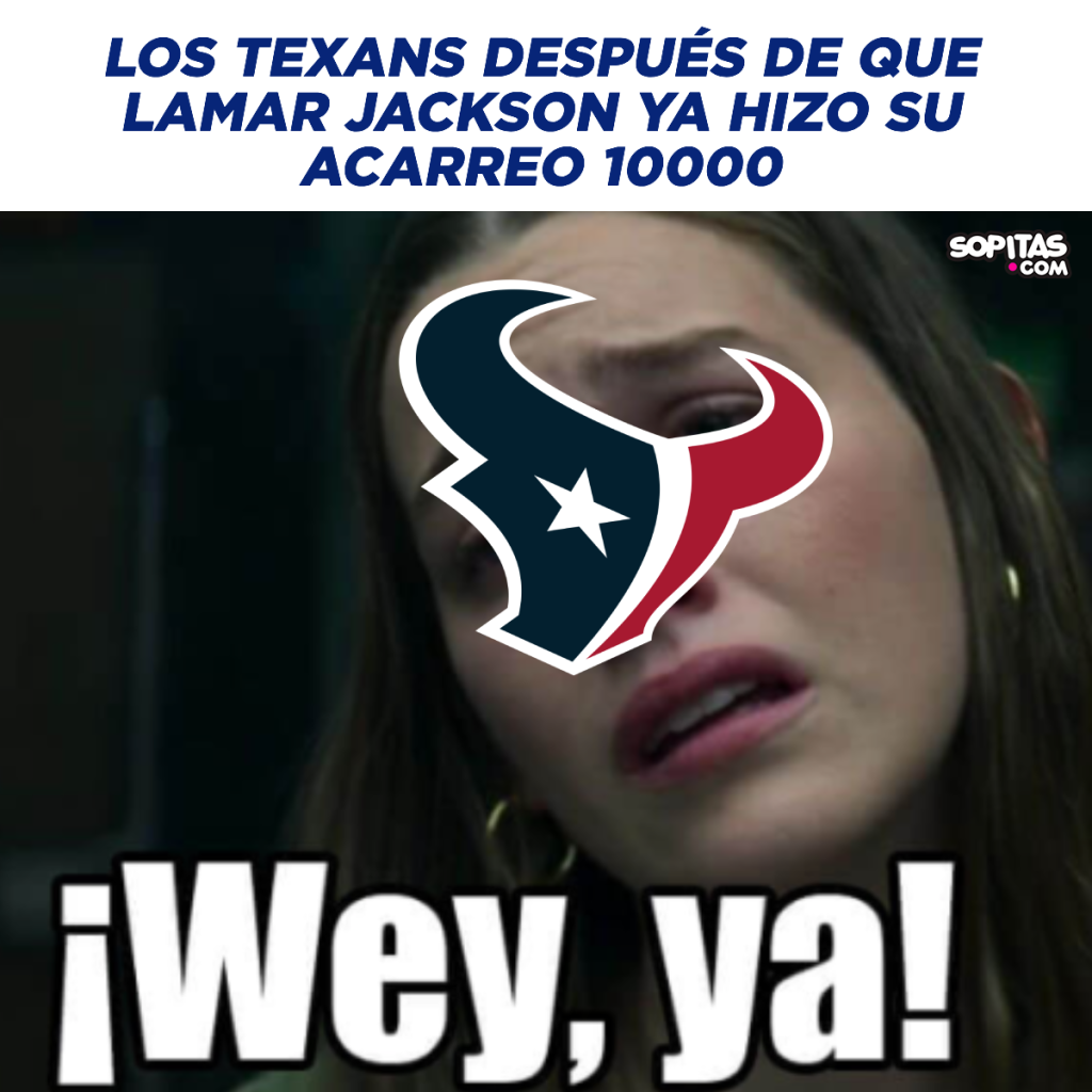 Los memes del Texans vs Ravens