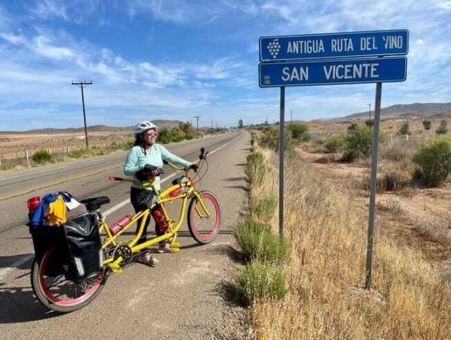 Sobre la pareja que recorrió TODO México en bicicleta