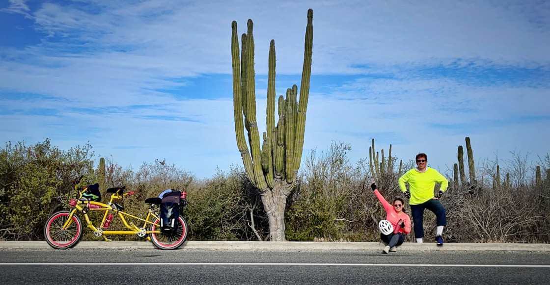 Sobre la pareja que recorrió TODO México en bicicleta