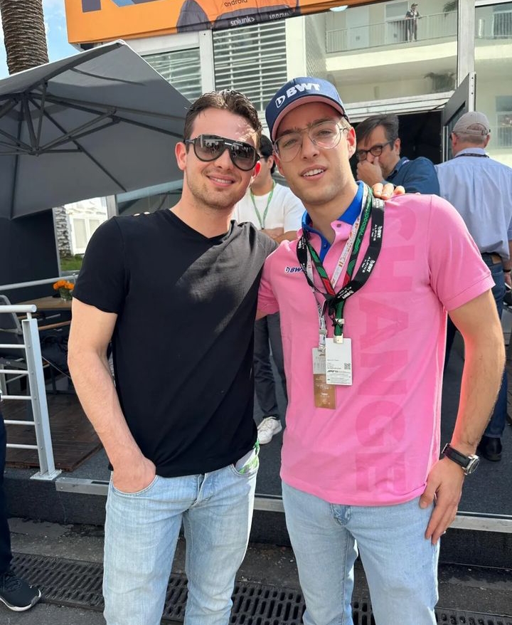 Pato O'Ward y Sebastián Álvarez en el Gran Premio de México