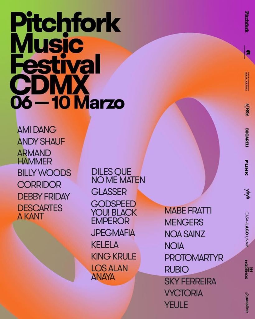 Este es el cartel completo para la primera edición Pitchfork Music Festival México