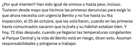 Salvando la vida a la jirafa Benito en Ciudad Juárez